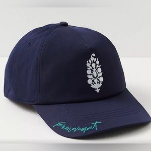 Free People Movement- navy blue logo baseball hat